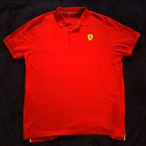 Red Ferrari polo XXL